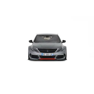PEUGEOT 308 RC BYFACTORY GRAU - GRIS ARTENSE 2020 OttO mobile 1:18 Resinemodell (Türen, Motorhaube... nicht zu öffnen!)